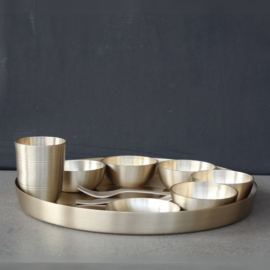 Matt Kansa Plate set with 5 bowls
