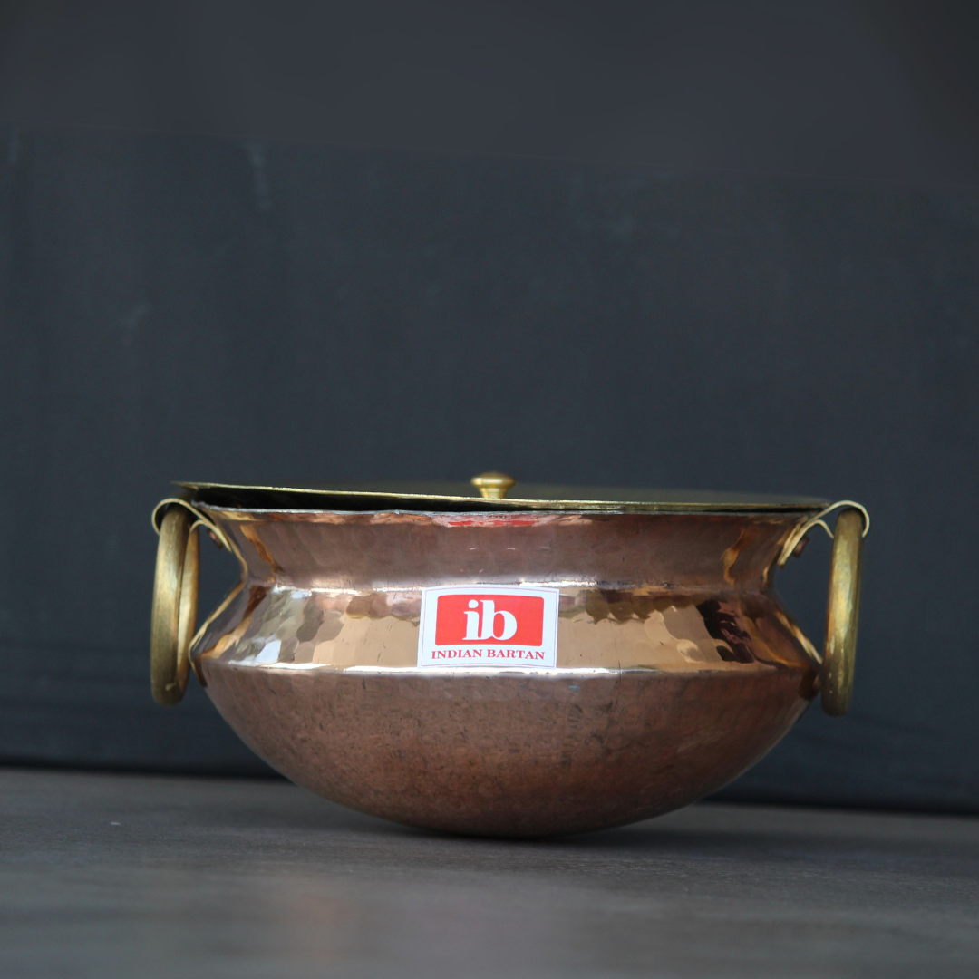 Copper Sipri / Handi With Lid