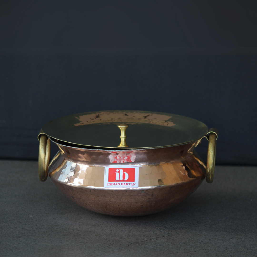 Copper Sipri / Handi With Lid