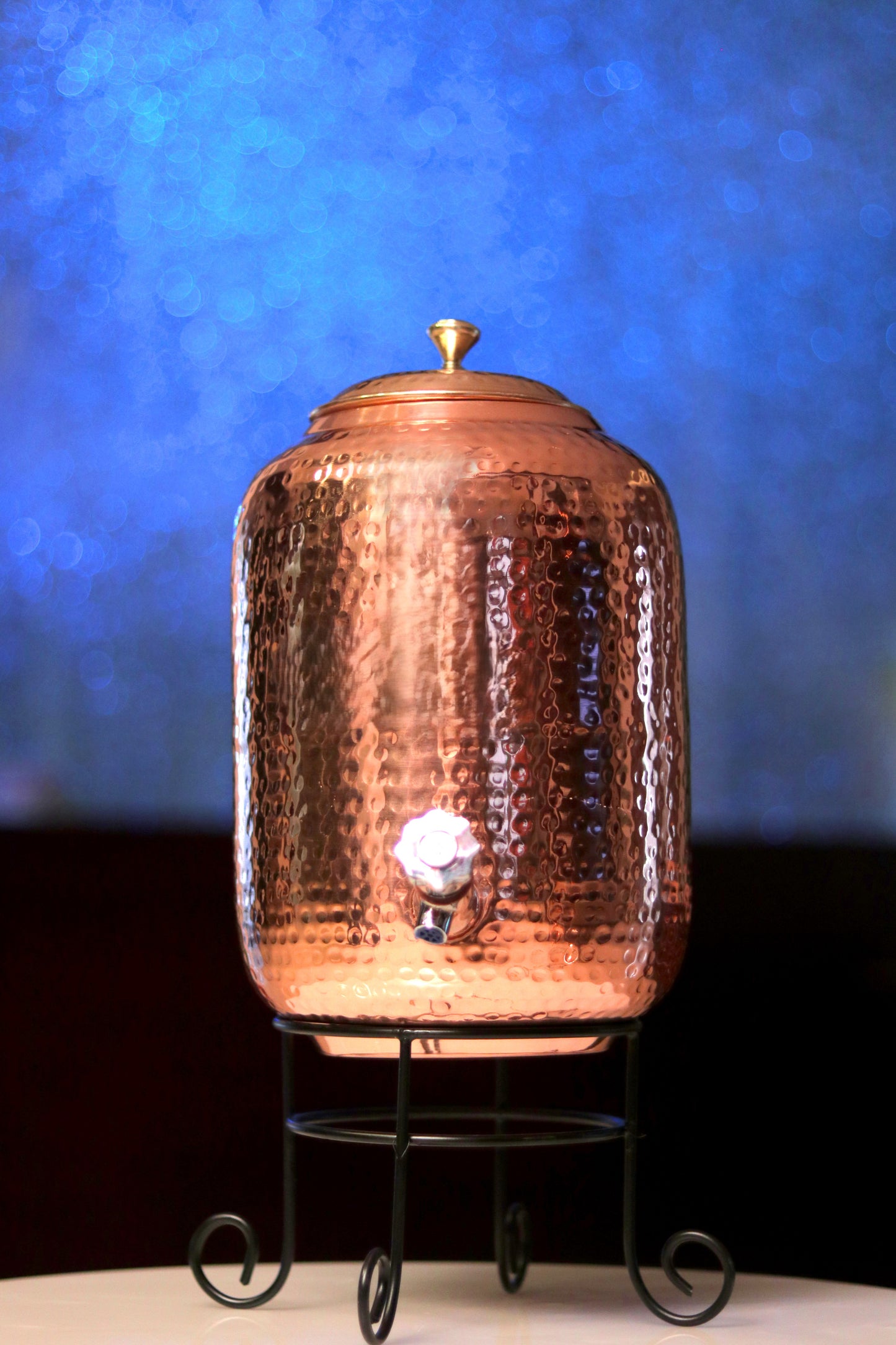 Copper Water Dispenser Hammered