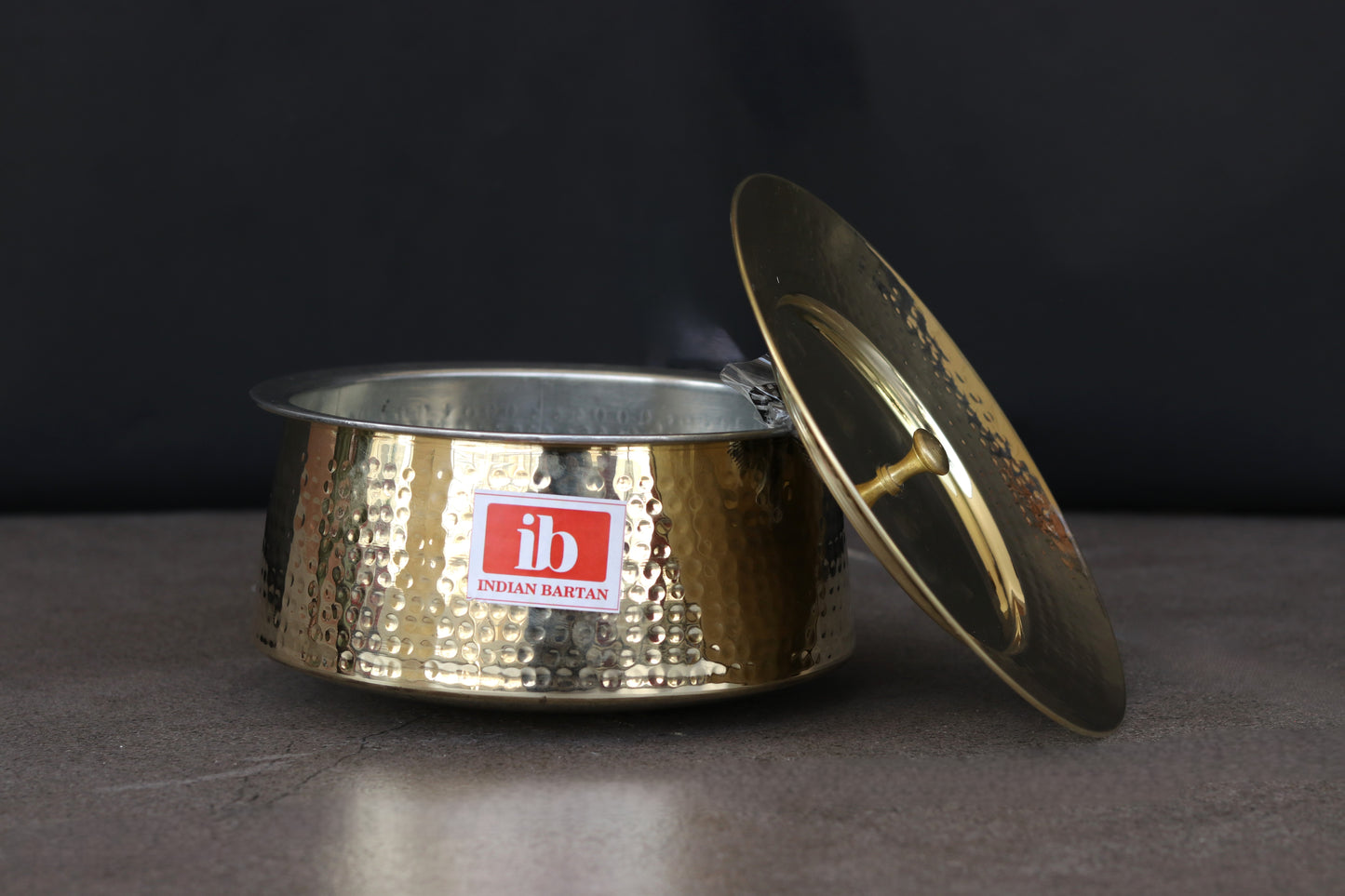 Brass Mughlai Handi / With lid