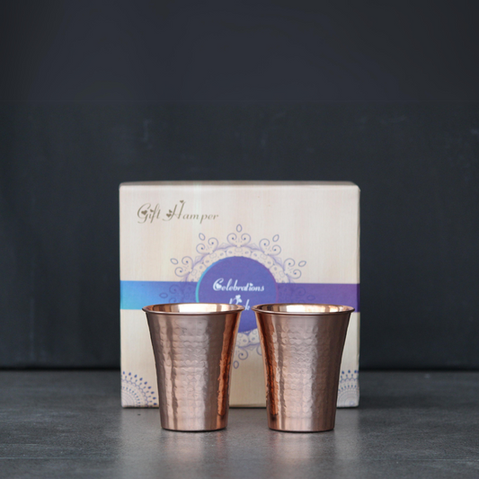 Copper Glasses with Gift Box