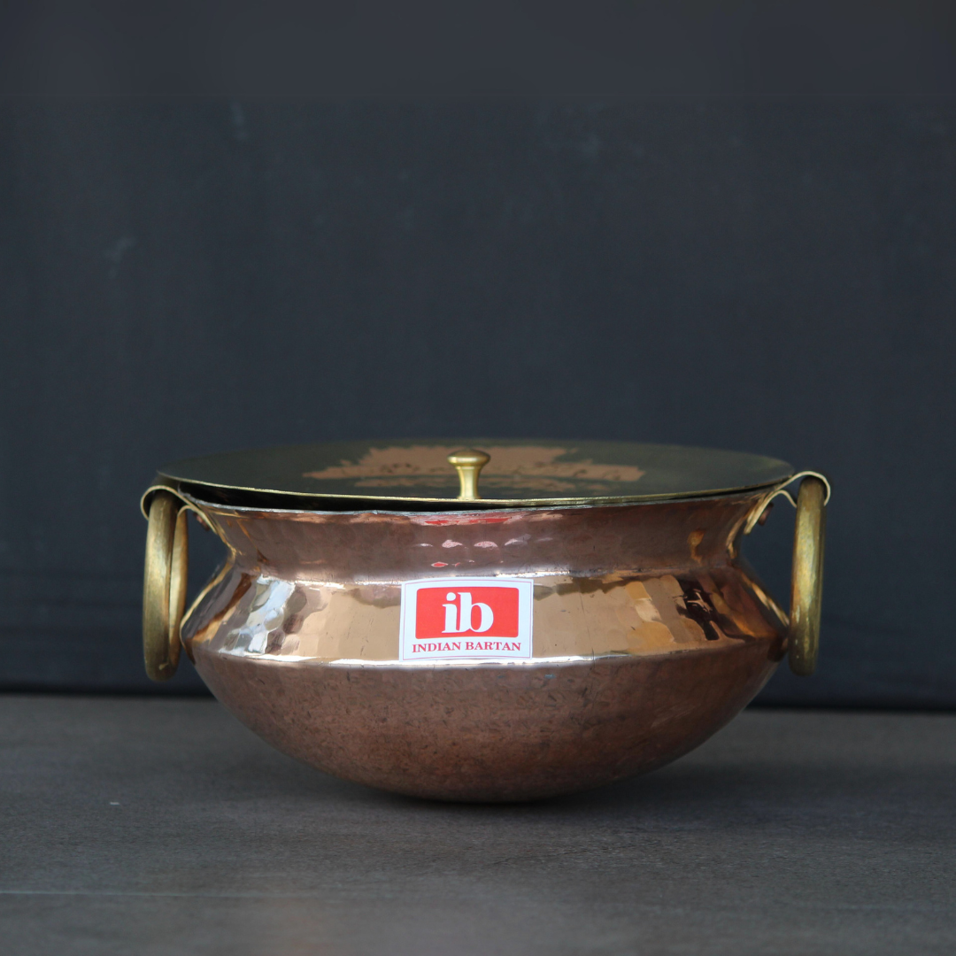 Copper Sipri / Handi With Lid