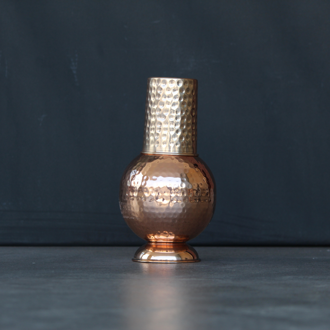 Copper Bedside Water Jar