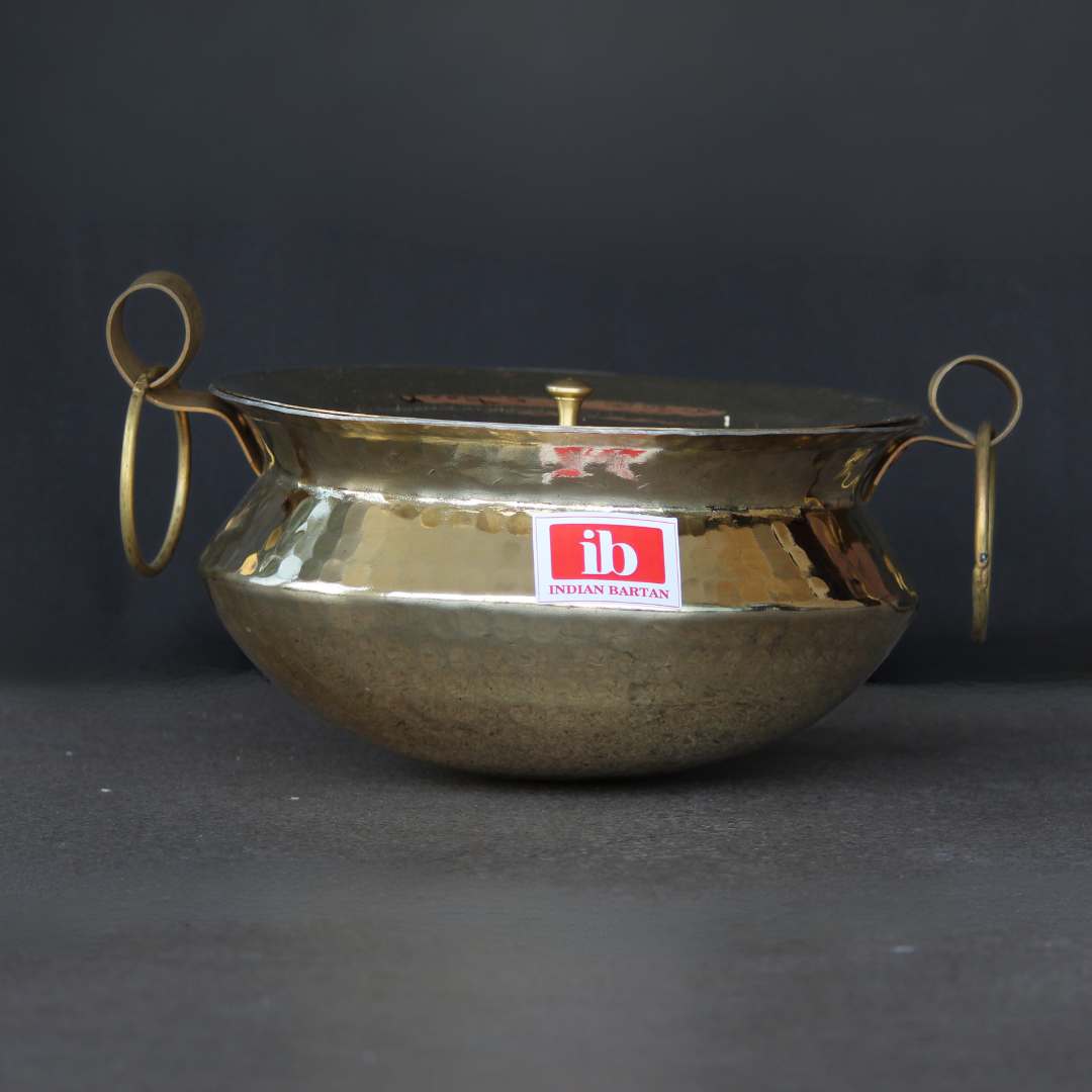 Brass Sipri / Handi With Lid