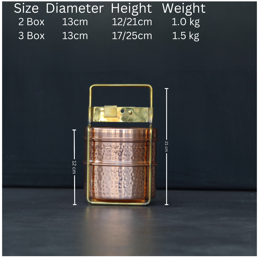 Copper Tiffin Box