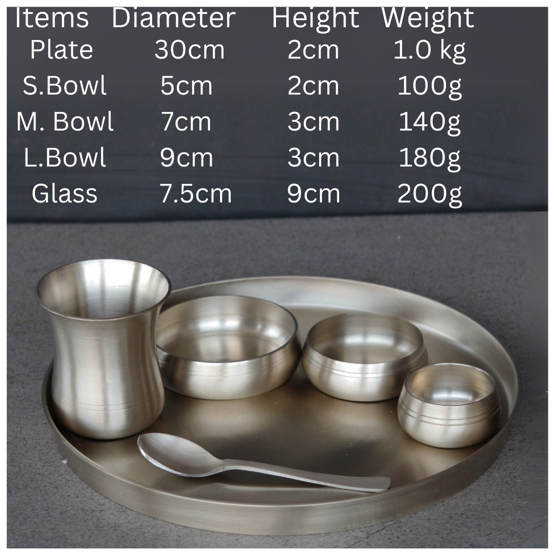 Matt Kansa Plate set With Gift Box