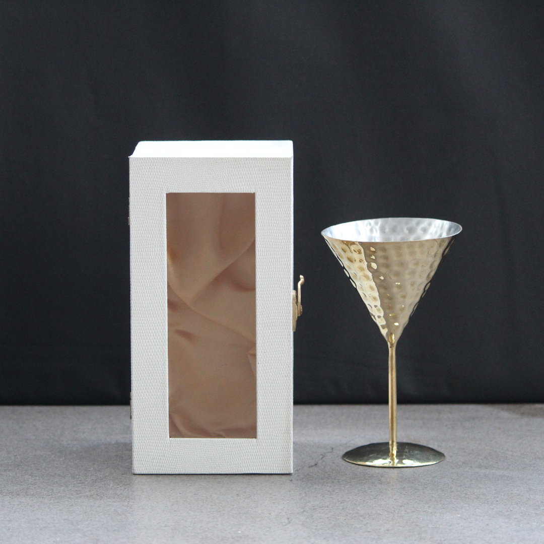 Brass Cocktail Glass