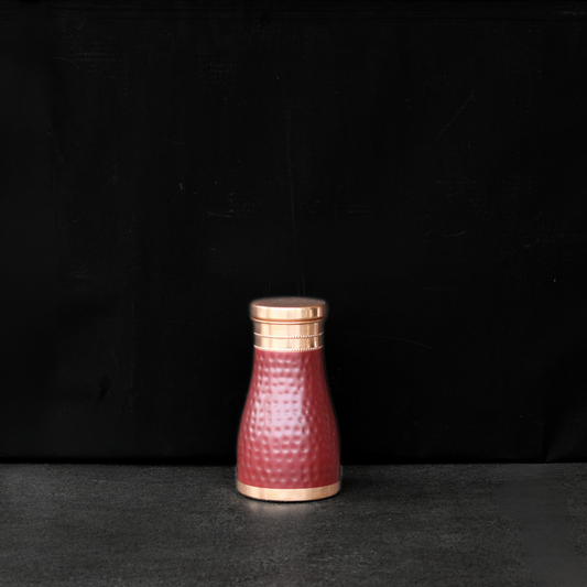 Hammered Copper Water Jar – Red Coated