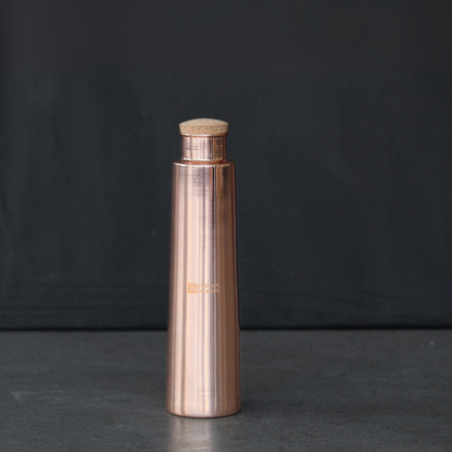 Glossy copper tower bottle