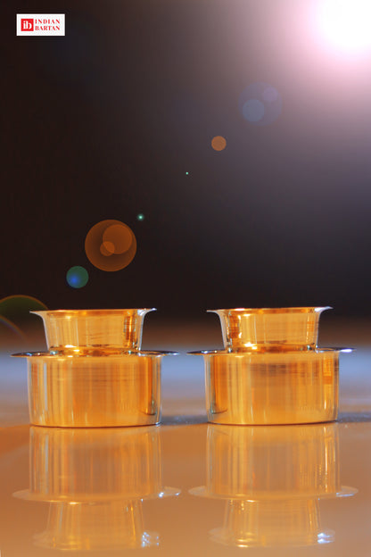 Brass Coffee Davara Tumbler (Set Of 2)