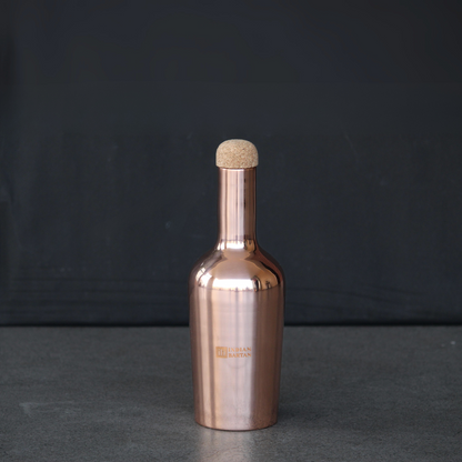 Glossy Wine Copper Bottle