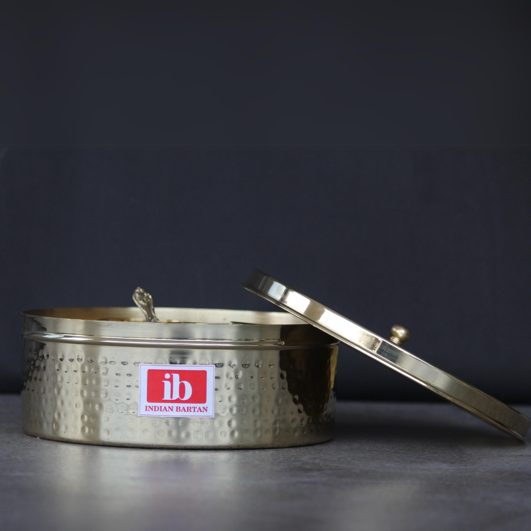 Brass Masala Daani / Spice Box