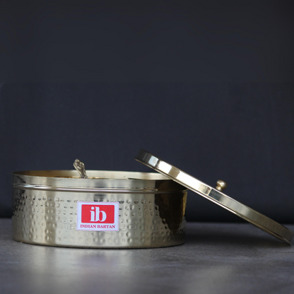 Brass Masala Daani / Spice Box