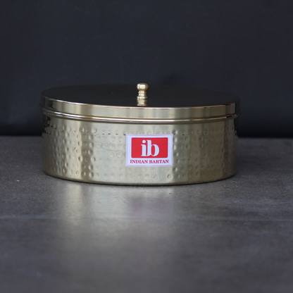 Brass Chapati Box / Roti dabba