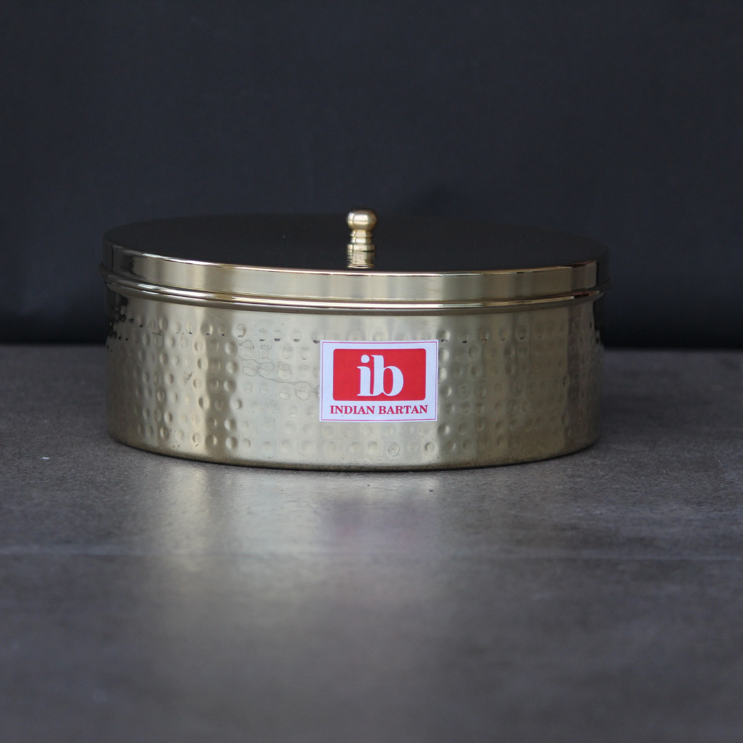 Brass Masala Daani / Spice Box