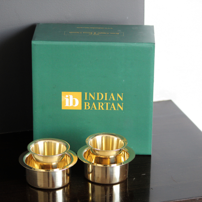 Brass Coffee Davara Tumbler with Gift Box