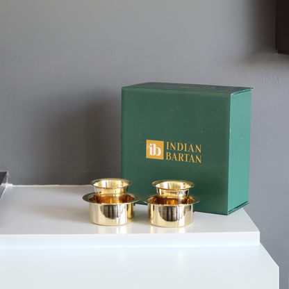 Brass Coffee Davara Tumbler with Gift Box
