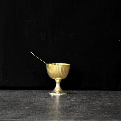 Brass Ice Cream Bowl Set