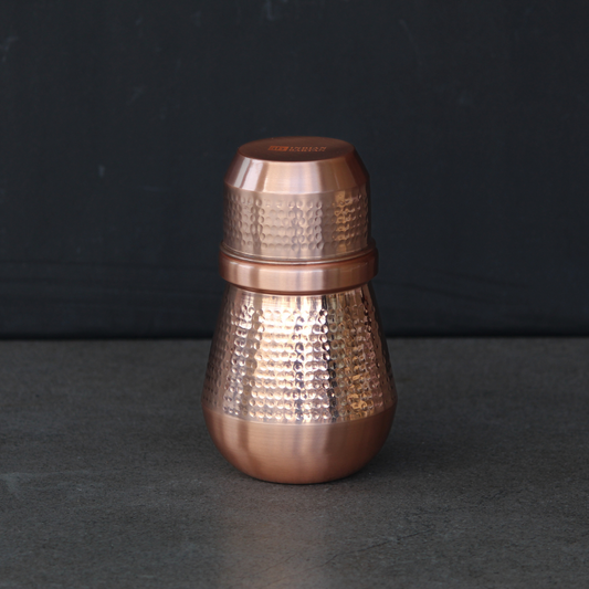 Copper Lotus water Jar