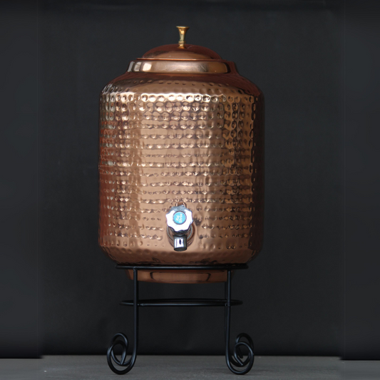 Copper Water Dispenser Hammered