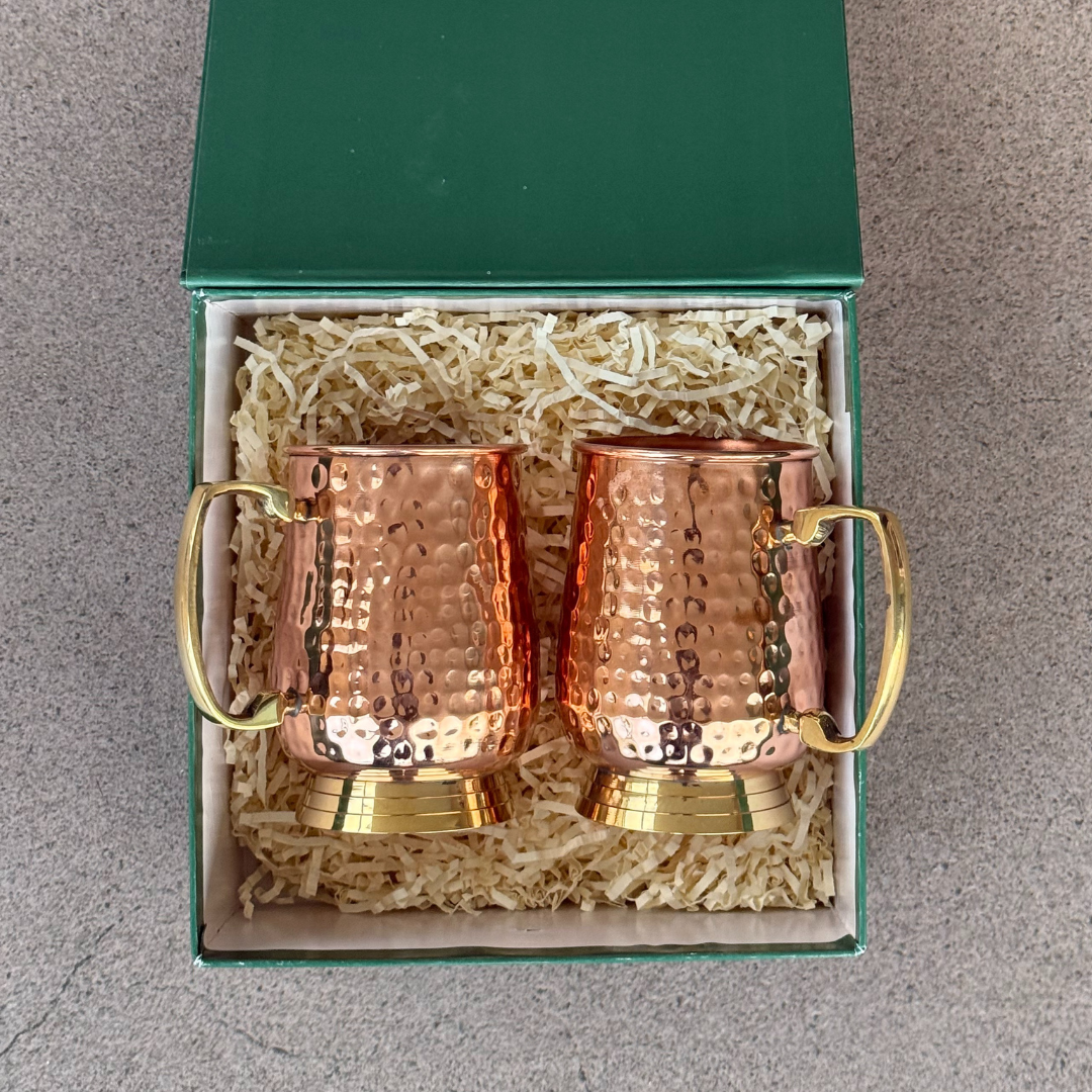 Copper Mug Set With Gift Box