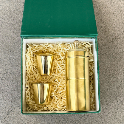 Brass Coffee Filter Set With Gift Box