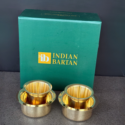 Brass Coffee Davara Tumbler with Gift Box