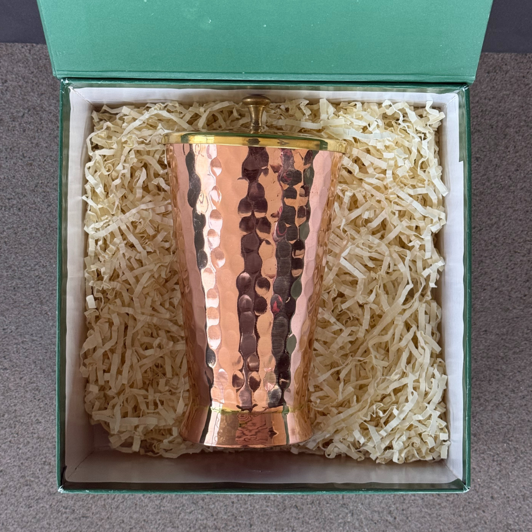 Copper Tumbler With Gift Box