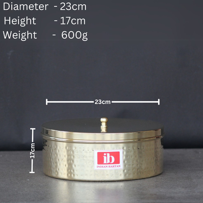 Brass Chapati Box / Roti dabba
