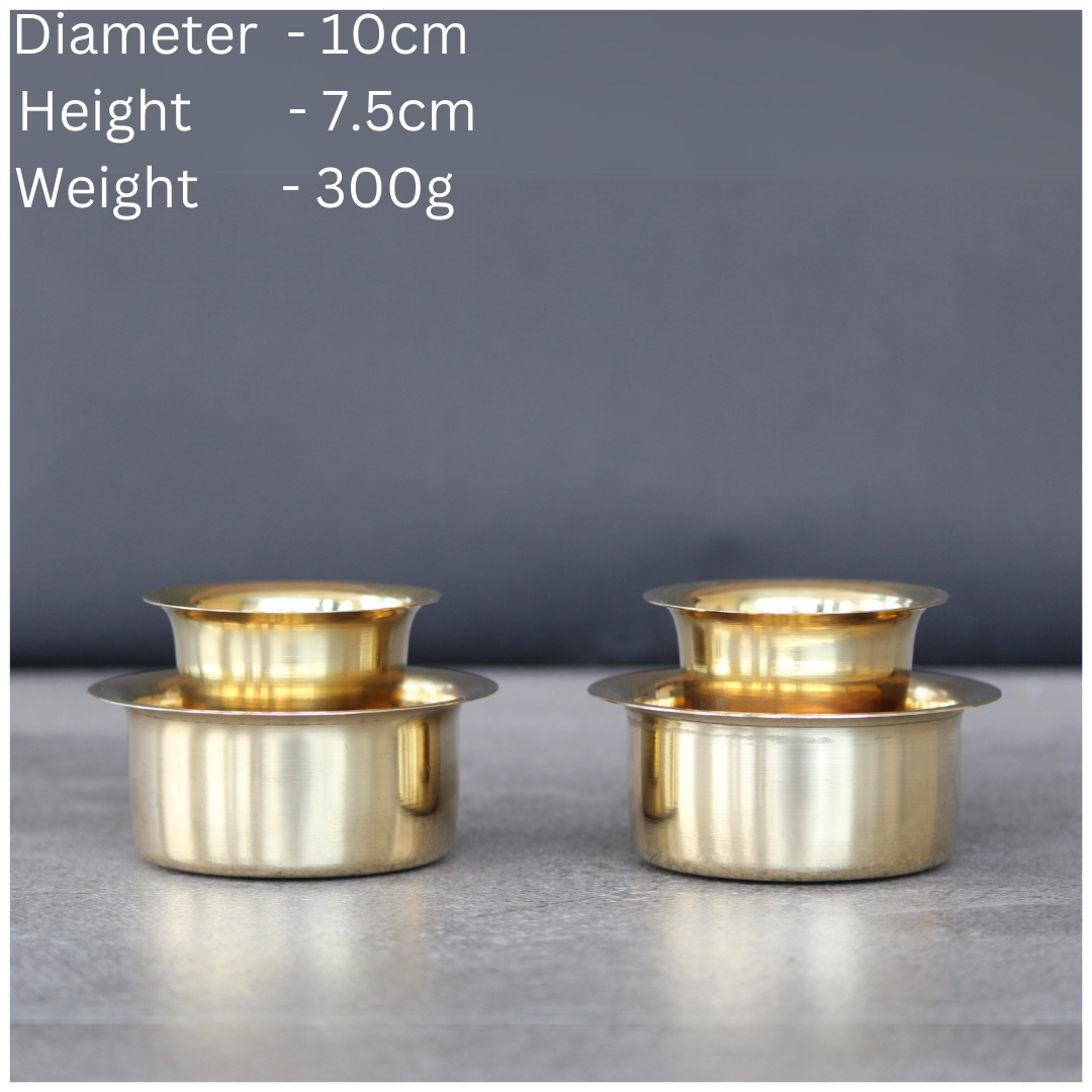 Brass Coffee Davara Tumbler (Set Of 2)
