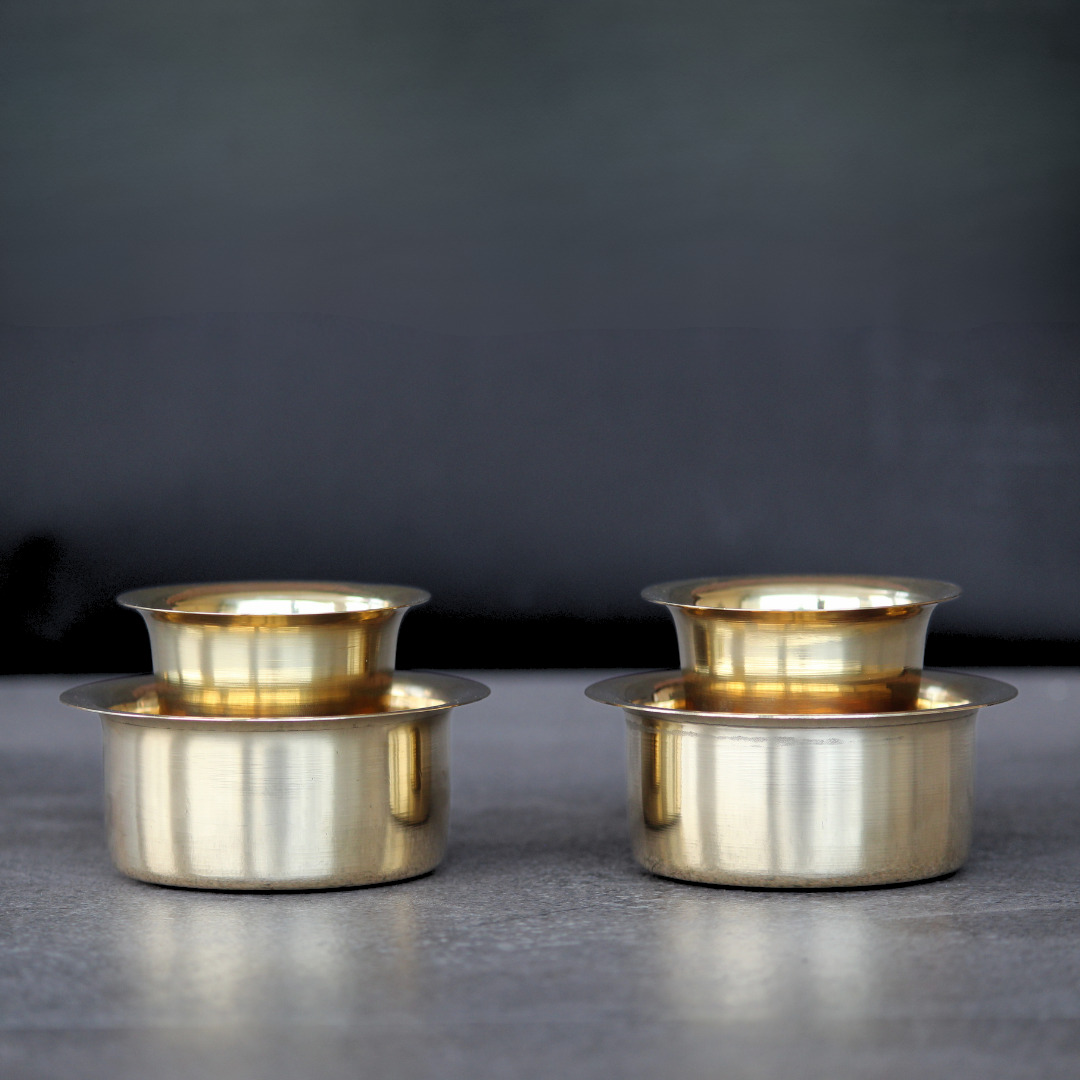 Brass Coffee Davara Tumbler (Set Of 2)