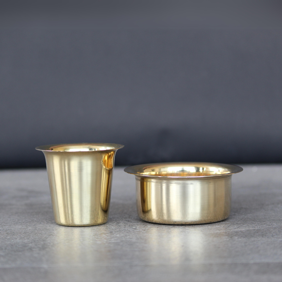 Brass Coffee Davara Tumbler (Set Of 2)