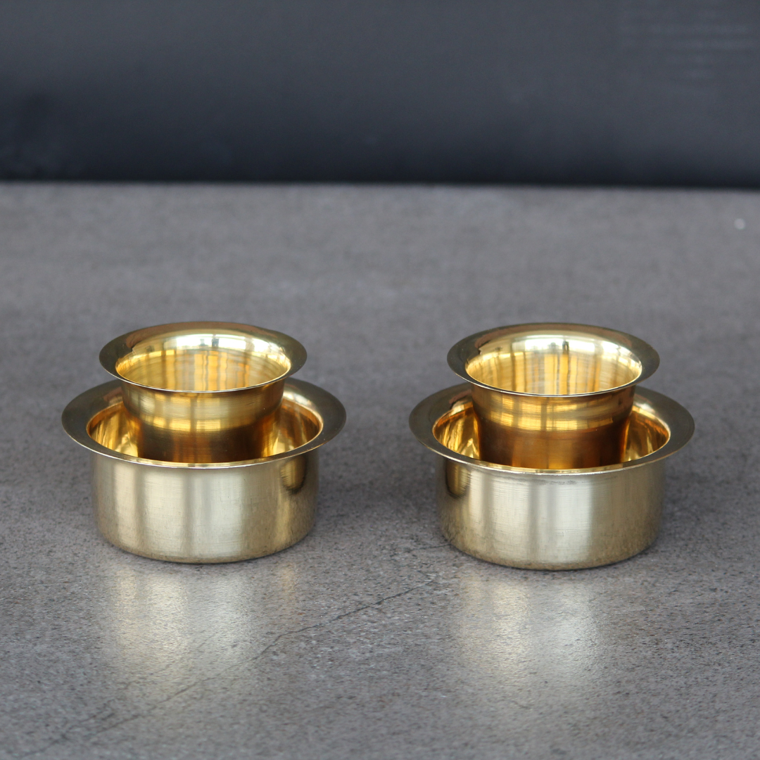 Brass Coffee Davara Tumbler (Set Of 2)