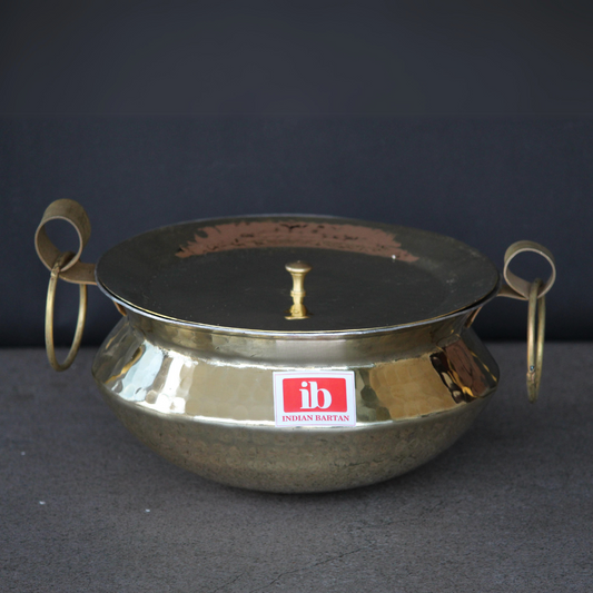 Brass Sipri / Handi With Lid