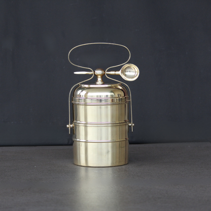Vintage Brass Tiffin box